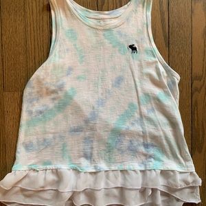 Abercrombie kids ruffle tank